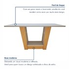 Mesa De Jantar Retangular 6 Lugares 170cm Tampo Mdf Apogeu
