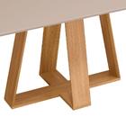 Mesa De Jantar Retangular 6 Lugares Carvalho Nobre Off White
