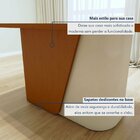 Mesa De Jantar Retangular 78cm X 170cm X 90cm Tampo Mdf Frass