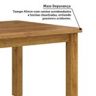 Mesa De Jantar Retangular 8 Lugares 220cm 100% Madeira Maciça