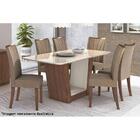 Mesa De Jantar Retangular Apogeu Imbuia E Off White 170 Cm