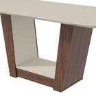 Mesa De Jantar Retangular Apogeu Imbuia E Off White 170 Cm