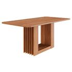 Mesa De Jantar Retangular Ariela 180x90 Com Tampo Em Mdf - Ci