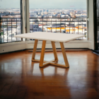 Mesa De Jantar Retangular Bela Luxo Tampo Vidro/mdf 160 Cm Ca