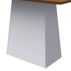 Mesa De Jantar Retangular Bella 120 Cm Imbuia Base Off White