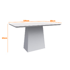 Mesa De Jantar Retangular Bella 135 Cm Imbuia - D'rossi