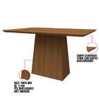 Mesa De Jantar Retangular Bella 135 Cm Imbuia - D'rossi