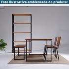 Mesa De Jantar Retangular Boston Industrial Daf Móveis 180 X