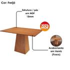 Mesa De Jantar Retangular Cairo Freijó