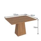 Mesa De Jantar Retangular Cairo Freijó