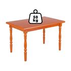 Mesa De Jantar Retangular Campestre Mel 125 Cm