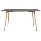 Mesa De Jantar Retangular Clarice 80 X 140 Cm Preto