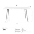 Mesa De Jantar Retangular Clarice 80 X 140 Cm Preto