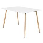 Mesa De Jantar Retangular Clarice  80 X 120 Cm Branco