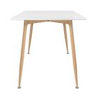 Mesa De Jantar Retangular Clarice  80 X 120 Cm Branco