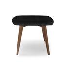 Mesa De Jantar Retangular Com Tampo De Mdf Florencia Preto E