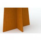 Mesa De Jantar Retangular Com Tampo De Vidro Ana Ipê E Off Wh