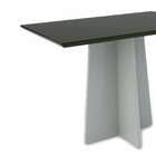 Mesa De Jantar Retangular Com Tampo De Vidro Ana Off White E