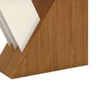 Mesa De Jantar Retangular Com Tampo De Vidro Lucena I Off Whi