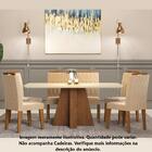 Mesa De Jantar Retangular Com Tampo De Vidro Maite Savana E O