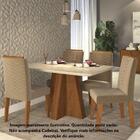 Mesa De Jantar Retangular Com Tampo De Vidro Maite Savana E O