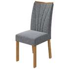 Mesa De Jantar Retangular Com Tampo De Vidro Off White E 4 Ca