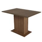 Mesa De Jantar Retangular Com Tampo De Vidro Rustic 5329 Made
