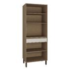 Mesa De Jantar Retangular Com Tampo De Vidro Selena Off White