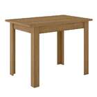 Mesa De Jantar Retangular Com Tampo Mdp Bellagio Carvalho 108