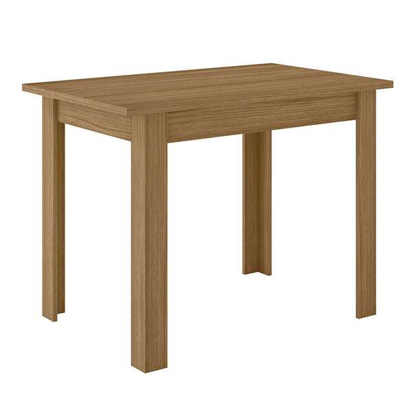 Mesa De Jantar Retangular Com Tampo Mdp Bellagio Carvalho 108