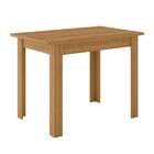 Mesa De Jantar Retangular Com Tampo Mdp Bellagio Freijó 108 Cm