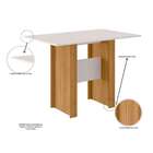 Mesa De Jantar Retangular Com Tampo Mdp Milano Freijó E Off W