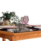 Mesa De Jantar Retangular Dalia 140 X 90cm 6 Lugares Carvalho