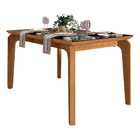 Mesa De Jantar Retangular Dalia 140 X 90cm 6 Lugares Carvalho