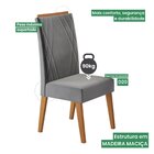 Mesa De Jantar Retangular Divine Com Vidro 1,20x90 E 4 Cadeir