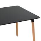 Mesa De Jantar Retangular Eames - 80 X 140 Cm - Preto