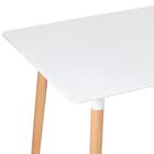 Mesa De Jantar Retangular Eames - 80 X 160 Cm - Branco