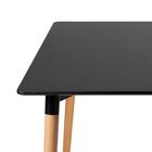 Mesa De Jantar Retangular Eames - 80 X 160 Cm - Preto