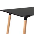 Mesa De Jantar Retangular Eames - 80 X 160 Cm - Preto