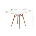Mesa De Jantar Retangular Eiffel 110 Cm - Branco