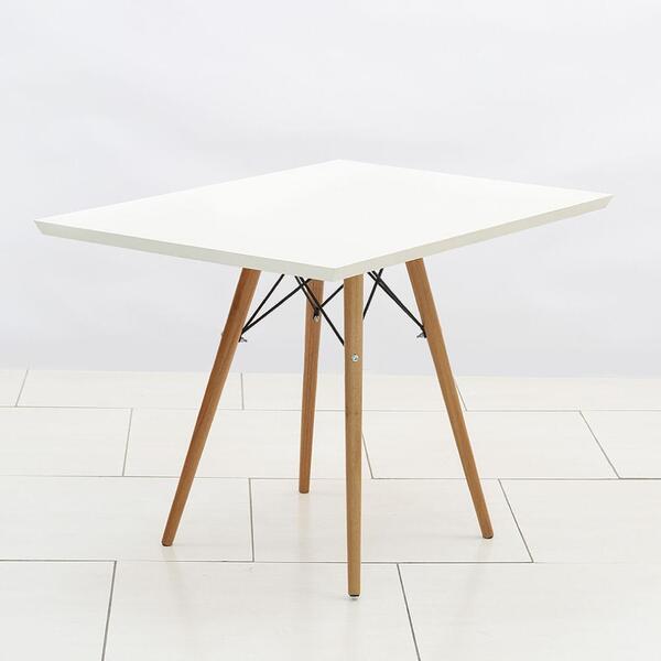 Mesa De Jantar Retangular Eiffel 110 Cm - Branco