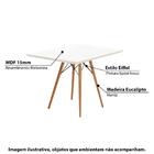 Mesa De Jantar Retangular Eiffel 110 Cm - Branco