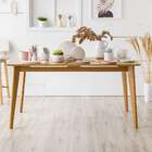 Mesa De Jantar Retangular Elis Avelã 158 Cm