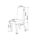 Mesa De Jantar Retangular Emmy Com 6 Cadeiras Venus