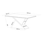 Mesa De Jantar Retangular Encantare Com 6 Cadeiras Vegas Mel/