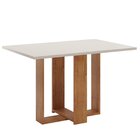 Mesa De Jantar Retangular Eudora 1,20x80 Com 4 Cadeiras Sicil