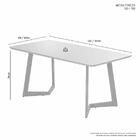 Mesa De Jantar Retangular Fineza Jcm Cinamomo 1,80 M