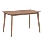 Mesa De Jantar Retangular Finlândia Nogueira 120 Cm