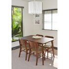 Mesa De Jantar Retangular Finlândia Nogueira