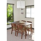 Mesa De Jantar Retangular Finlândia Nogueira